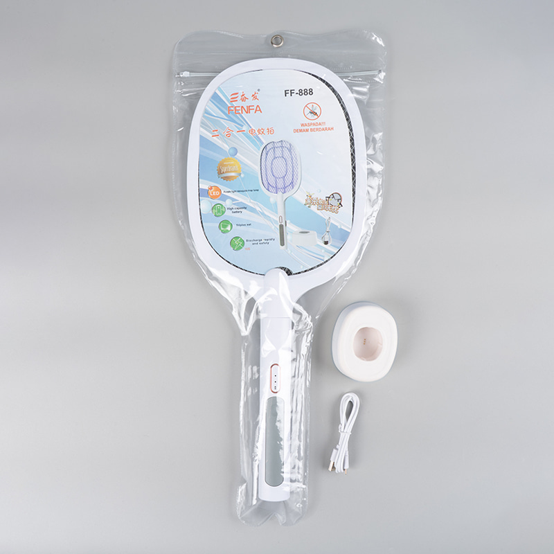 FF-888 1200 mAh Wave LED Mosquito Swatter USB ladattava FF-888 1200 mAh Wave LED Mosquito Swatter USB ladattava